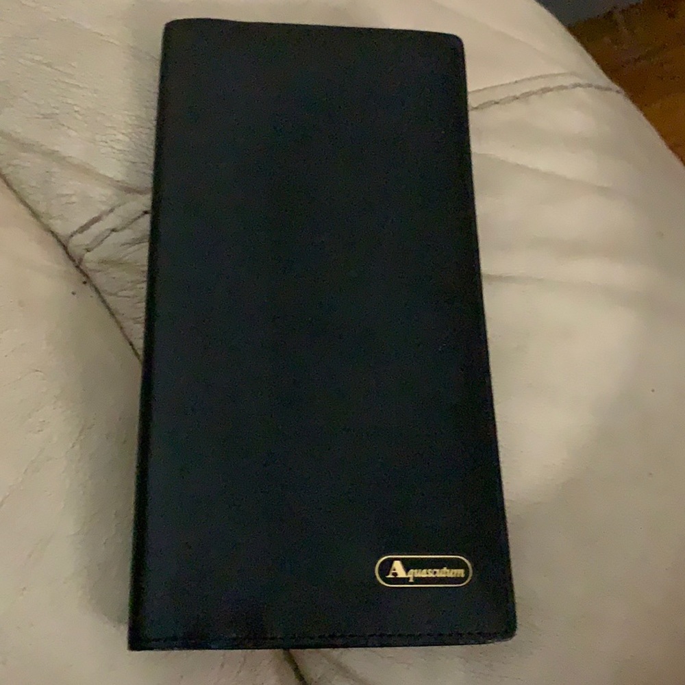 AQUASCUTUM of London Leather and Plaid Wallet new - Picture 3 of 9